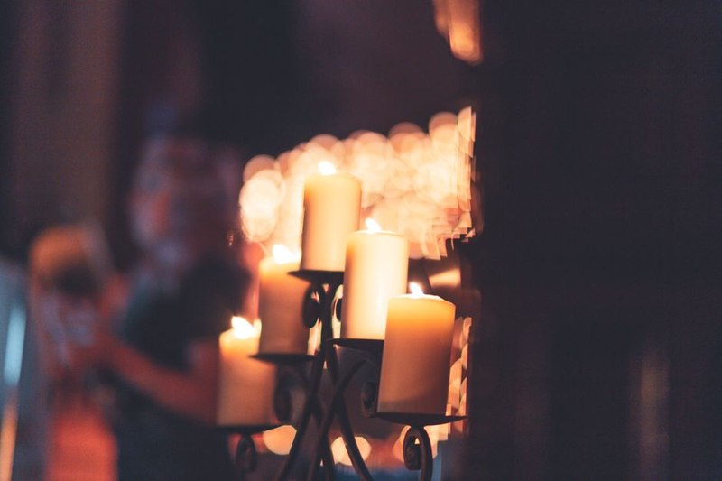 Coral Bloom Votive Candle